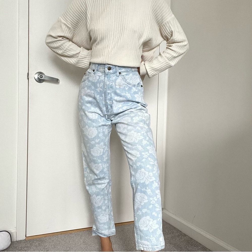 LEE vintage printed mom boyfriend jeans
